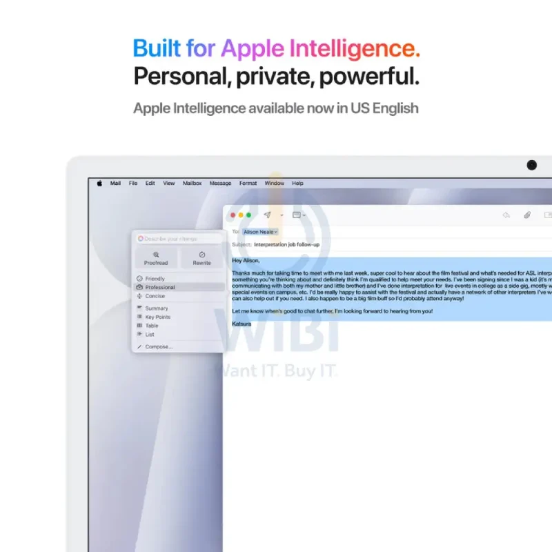 Apple iMac - 24" Standard Glass / M4 / 10-Core CPU / 10-Core GPU / 16 Core Neural Engine / 16GB RAM / 1TB SSD / Arb/Eng / Silver / 1YW