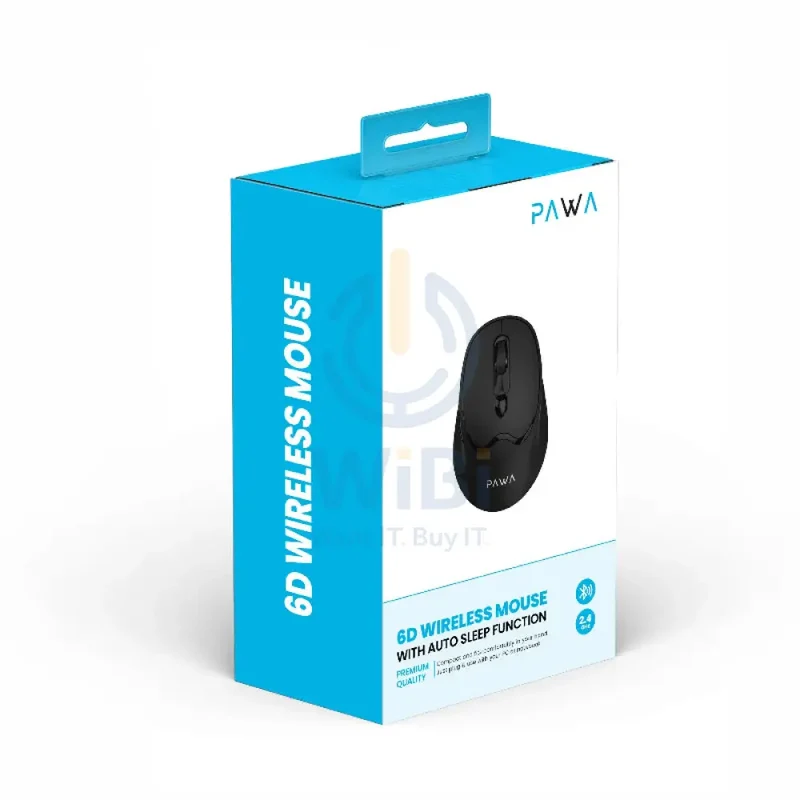 Pawa 6D Wireless Mouse - Wireless / Black
