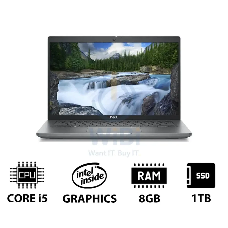 Dell Latitude 5440 - 14.0" FHD / i5 / 8GB / 1TB (NVMe M.2 SSD) / DOS (Without OS) / 1YW - Laptop