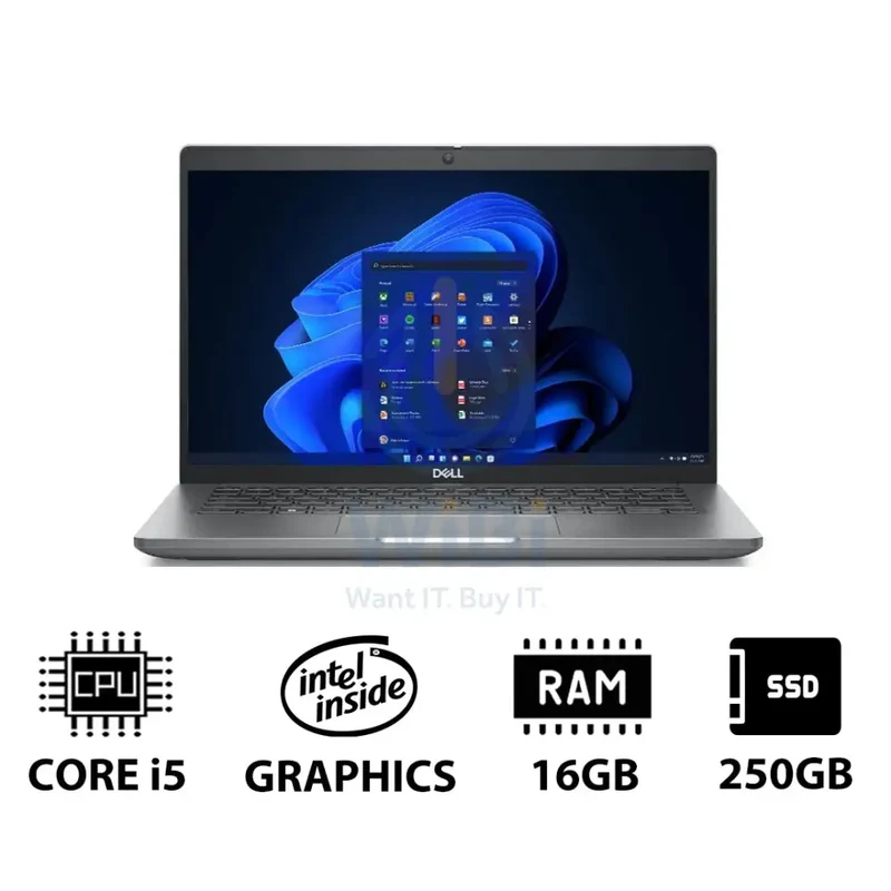 Dell Latitude 5440 - 14.0" FHD / i5 / 16GB / 256GB (NVMe M.2 SSD) / Win 11 Pro / 1YW - Laptop