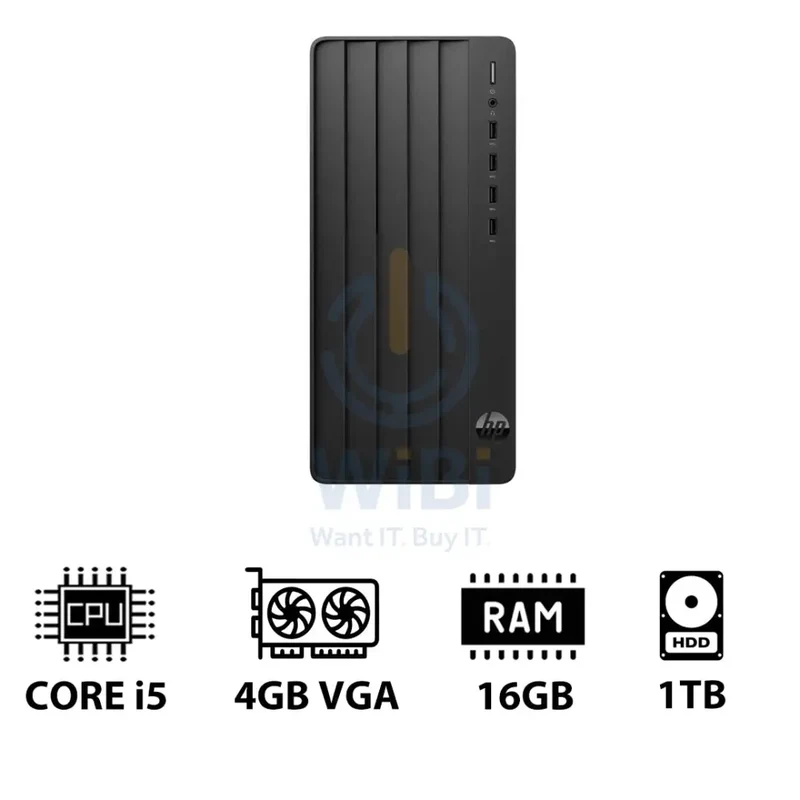 HP Pro Tower 290 G9 - i5 / 16GB / 1TB HDD / 4GB VGA / Win 11 Pro / 1YW - Desktop