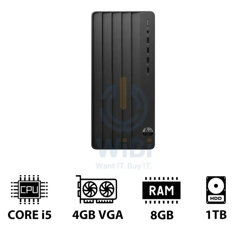 HP Pro Tower 290 G9 - i5 / 8GB / 1TB HDD / 4GB VGA / DOS (Without OS) / 1YW - Desktop