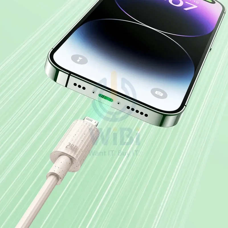 Baseus Habitat Series Fast Charging USB-A to Lightning Cable - 2M / Wheat Pink