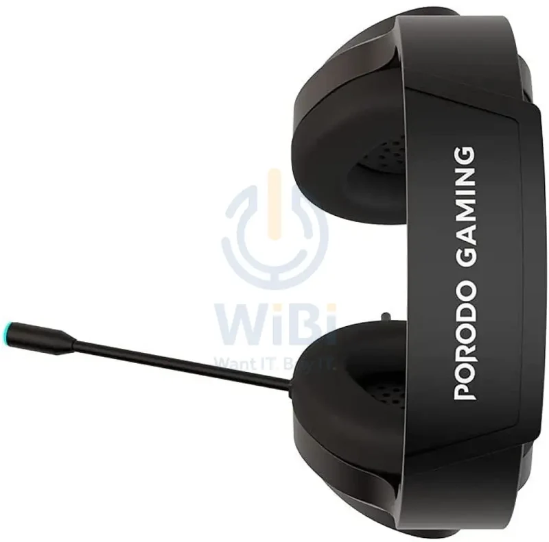 Porodo Gaming RGB Headphone HD Sound - Black