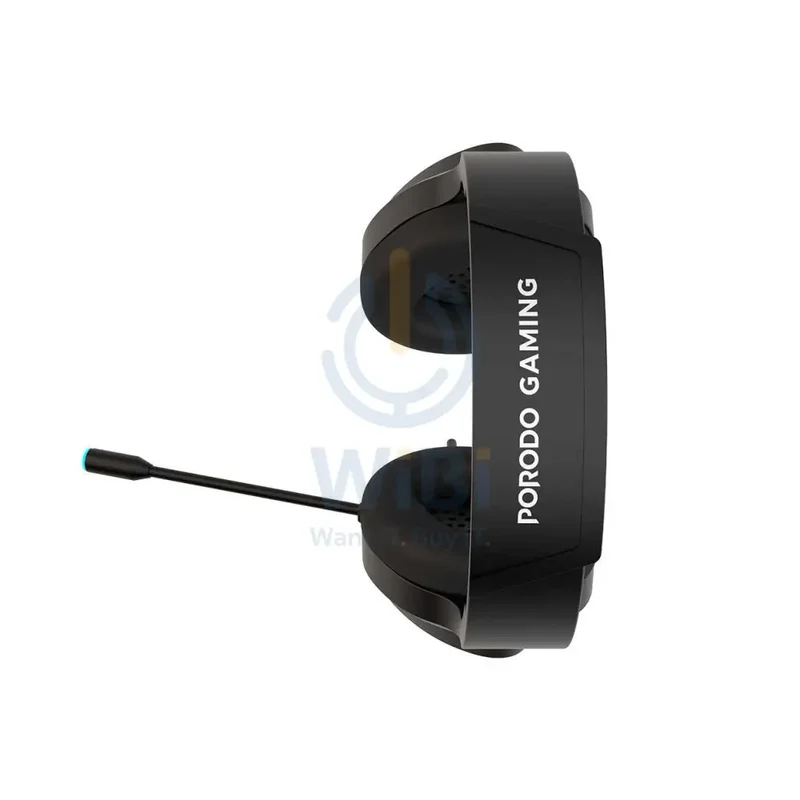 Porodo Gaming RGB Headphone HD Sound - Black