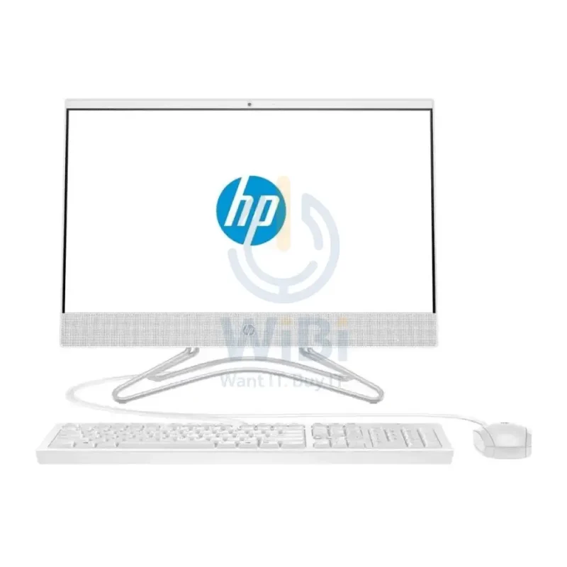 HP 200 G4 AIO PC - i5 / 32GB / 1TB HDD / 21.5" FHD Non-Touch / DOS (Without OS) / 1YW / Snow White - Desktop