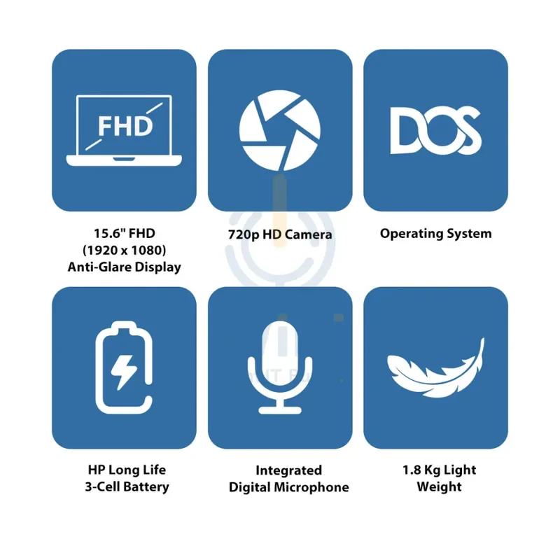 HP ProBook 450 G10 - 15.6" FHD / i5 / 64GB / 512GB (NVMe M.2 SSD) / 4GB VGA / DOS (Without OS) / 1YW - Laptop