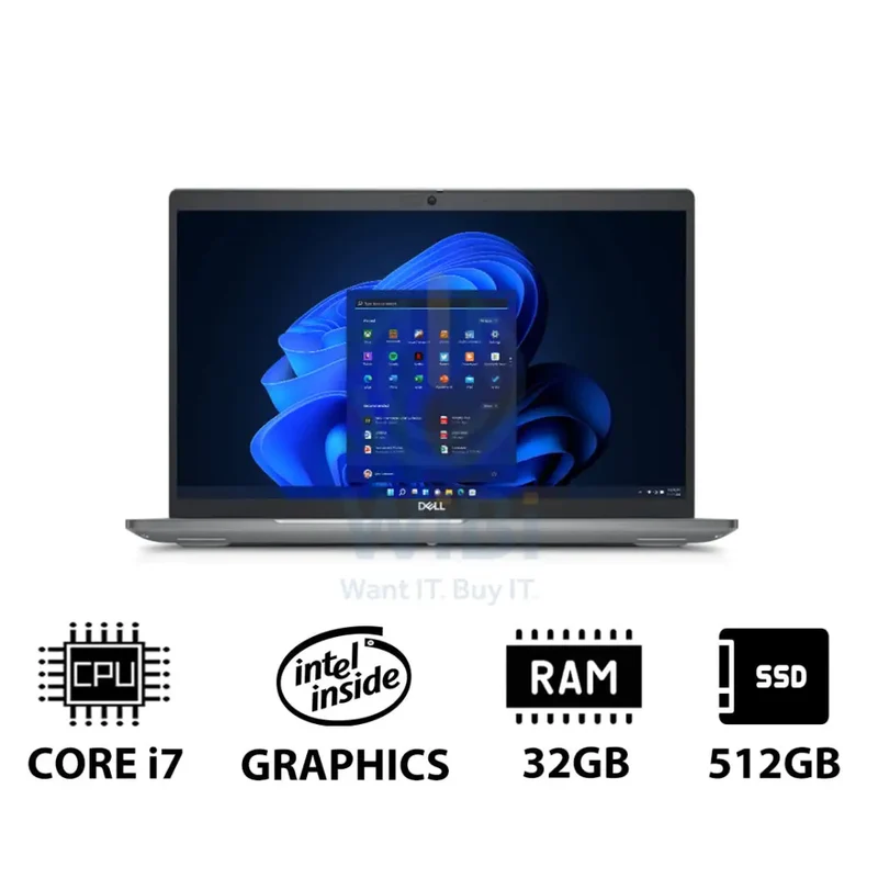 Dell Latitude 5550 - 15.6" FHD / i7 / 32GB / 512GB (NVMe M.2 SSD) / Win 11 Pro / 1YW - Laptop