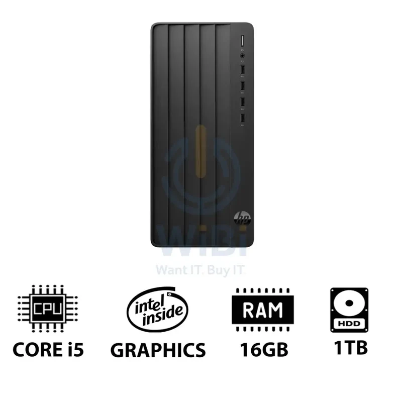 HP Pro Tower 290 G9 - i5 / 16GB / 1TB HDD / DOS (Without OS) / 1YW - Desktop