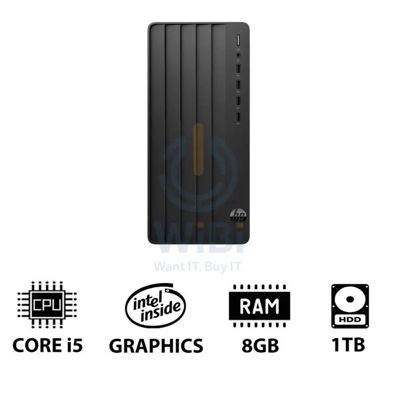HP Pro Tower 290 G9 - i5 / 8GB / 1TB HDD / DOS (Without OS) / 1YW - Desktop