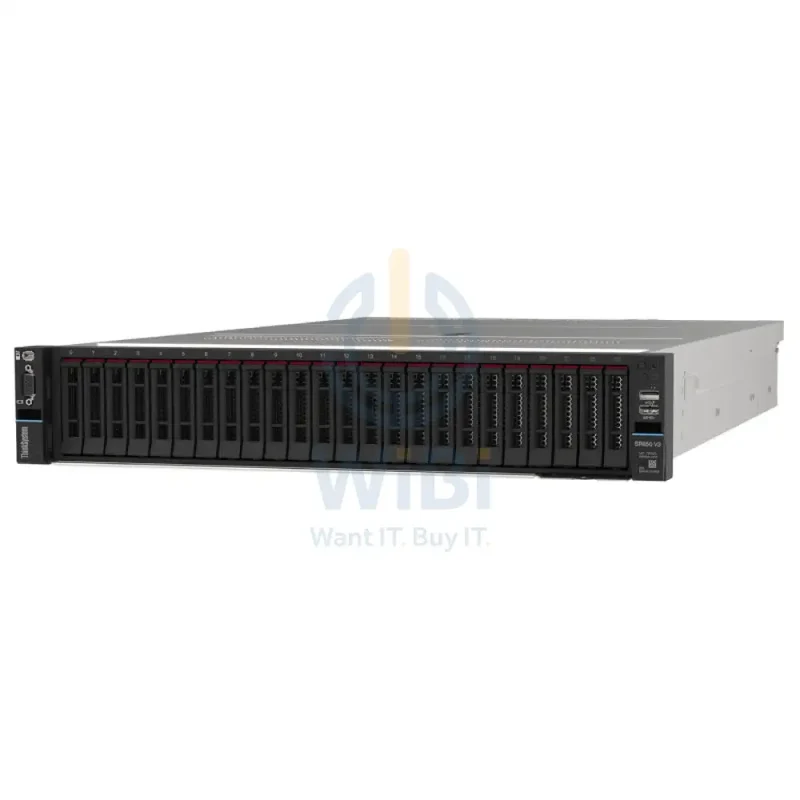 خادم لينوفو ثينك سيستم SR650 V3، معالج زيون سيلفر 4514Y بتردد 2.0 جيجاهرتز، 16 نواة، ذاكرة وصول عشوائي 64 جيجابايت، مزودا طاقة تيتانيوم بقدرة 1100 واط لكل منهما، راك (2U)، بدون محرك أقراص صلبة