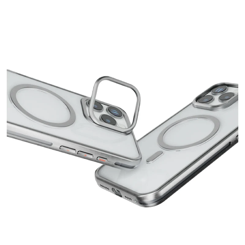 Levelo Elio PC Case with Camera Ring Stand - Apple iPhone 16 Pro Max / Titanium
