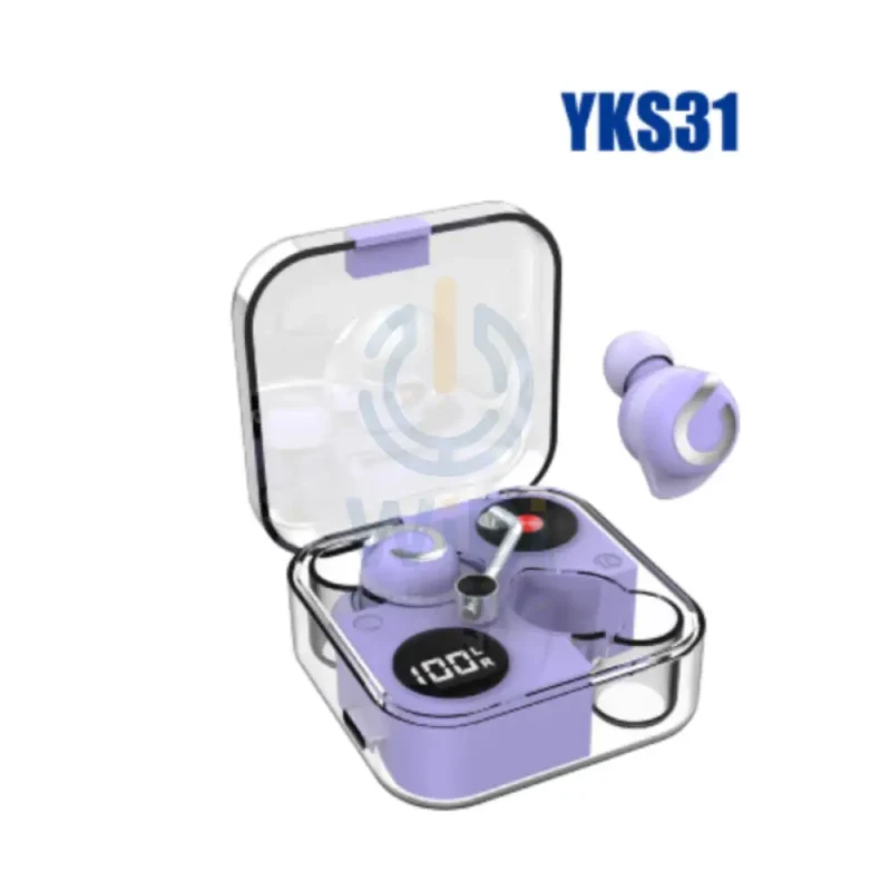 YOOKIE YKS31 TWS True Wireless Stereo Earbuds - 300mAh / Purple
