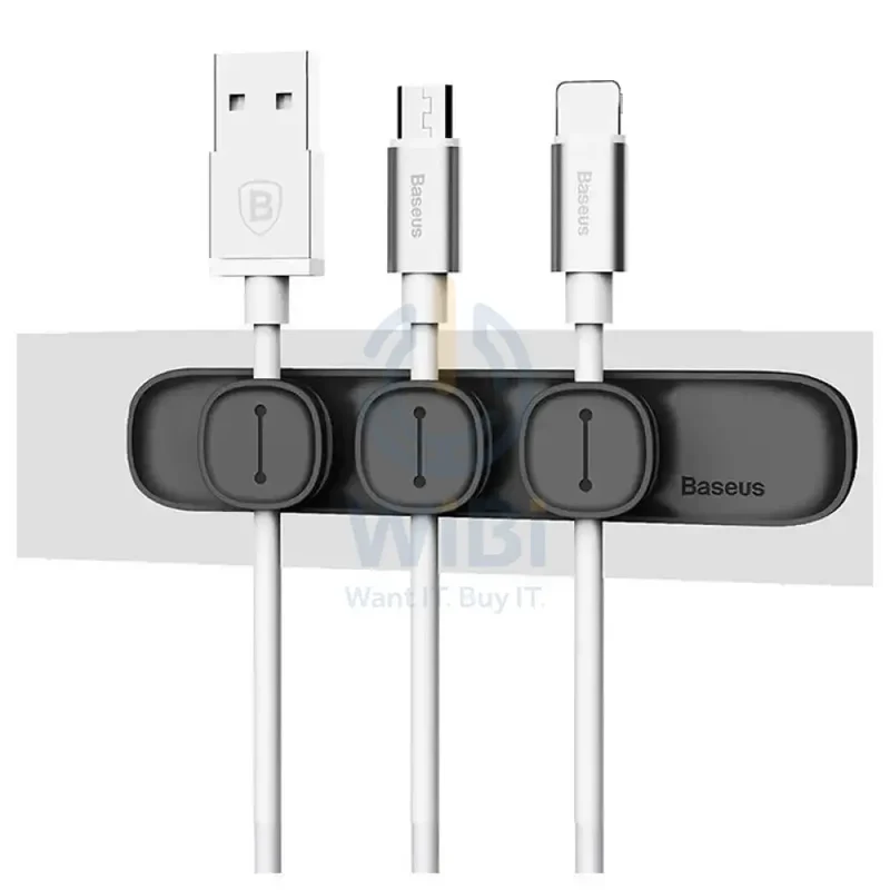 Baseus Peas Cable Clip - Black