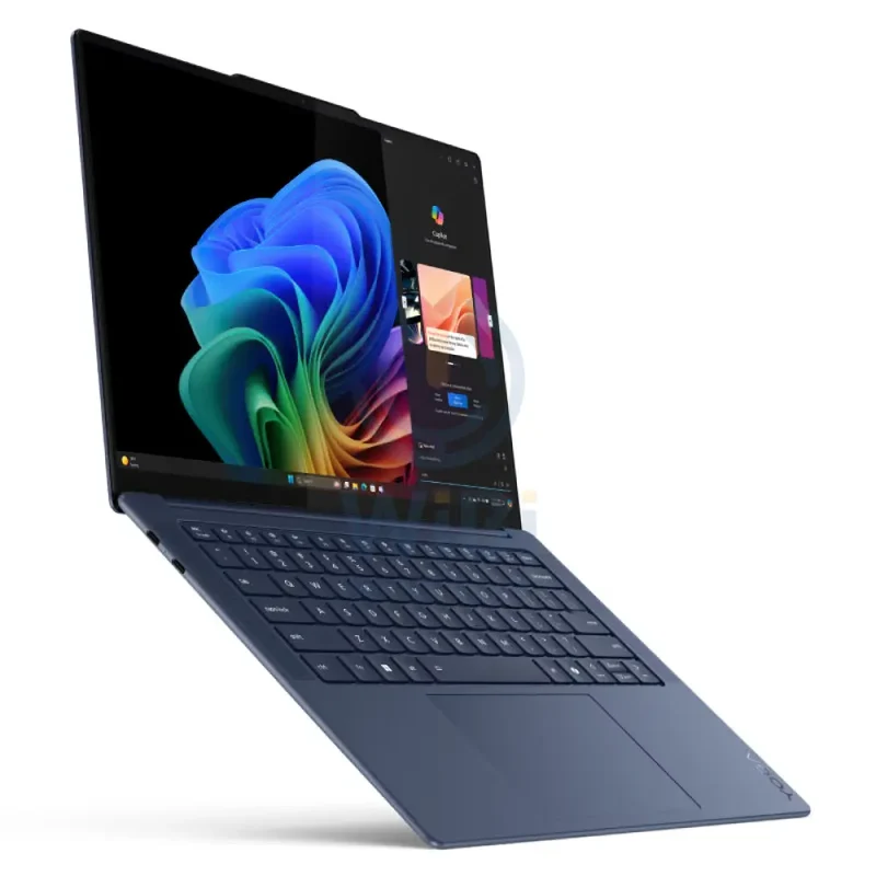 Lenovo Yoga Slim 7 Gen 9 - 14.5" 3K OLED Touch / Snapdragon X Elite X1E-78-100 / 32GB / 1TB (NVMe M.2 SSD) / Win 11 Home / 1YW / Arabic/English / Lenovo USB-C 4-in-1 Hub / Cosmic Blue - Laptop (Open Box)