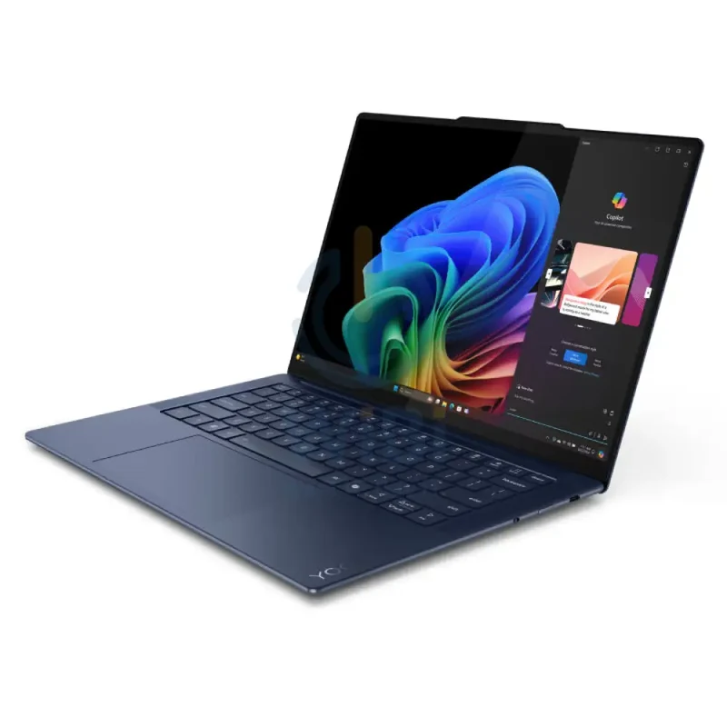 Lenovo Yoga Slim 7 Gen 9 - 14.5" 3K OLED Touch / Snapdragon X Elite X1E-78-100 / 32GB / 1TB (NVMe M.2 SSD) / Win 11 Home / 1YW / Arabic/English / Lenovo USB-C 4-in-1 Hub / Cosmic Blue - Laptop (Open Box)