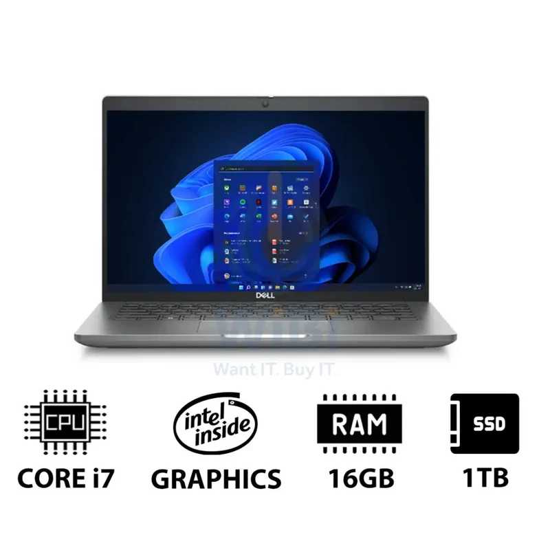 Dell Latitude 5440 - 14.0" FHD / i7 / 16GB / 1TB (NVMe M.2 SSD) / Win 11 Pro / 1YW - Laptop