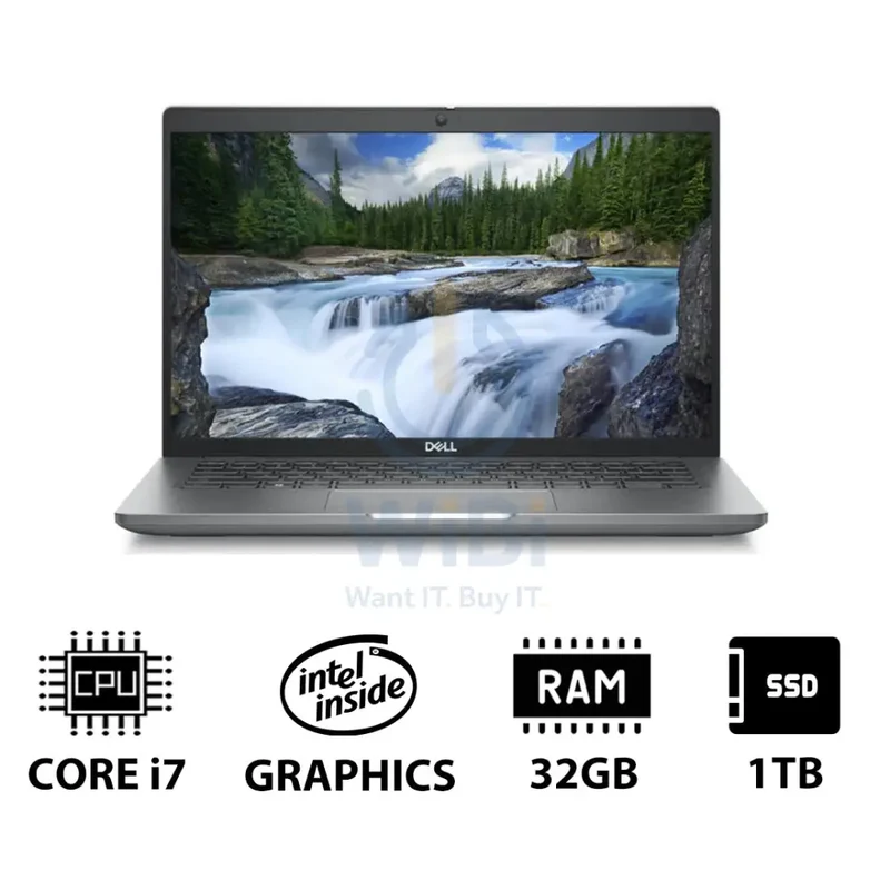 Dell Latitude 5440 - 14.0" FHD / i7 / 32GB / 1TB (NVMe M.2 SSD) / DOS (Without OS) / 1YW - Laptop