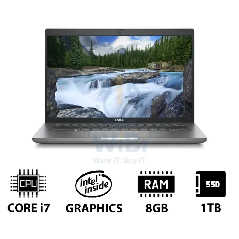 Dell Latitude 5440 - 14.0" FHD / i7 / 8GB / 1TB (NVMe M.2 SSD) / DOS (Without OS) / 1YW - Laptop