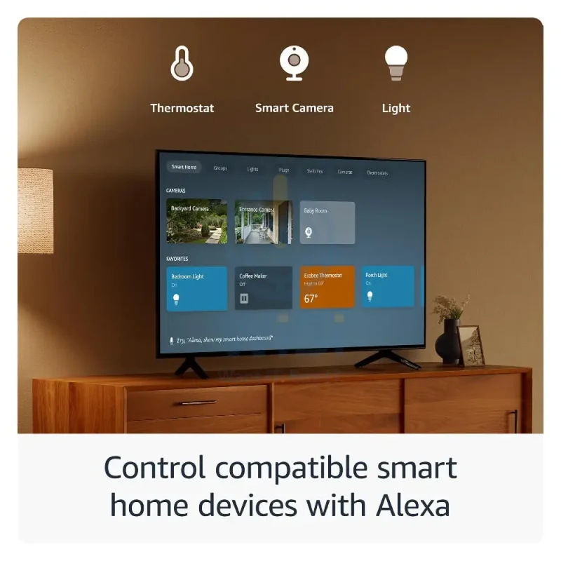 جهاز أمازون فاير TV ستيك HD، 8 جيجابايت، HDMI، Micro USB، واي فاي، بلوتوث، أسود