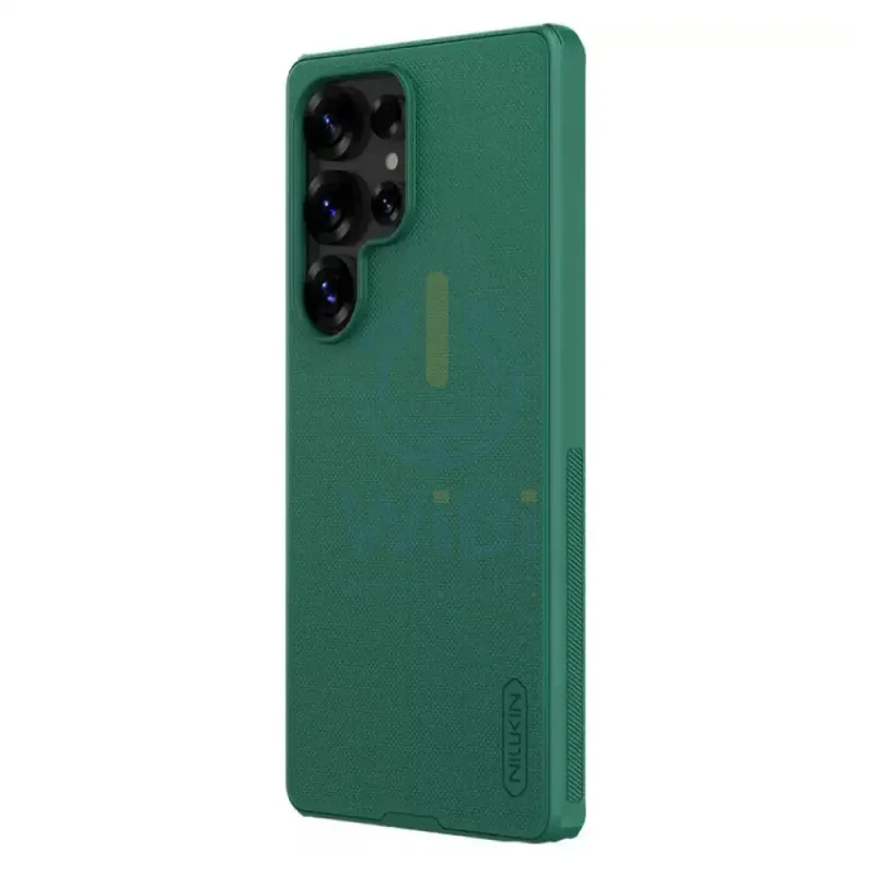 Nillkin Super Frosted Shield Pro Magnetic Matte Case - Samsung Galaxy S25 Ultra / Dark Green