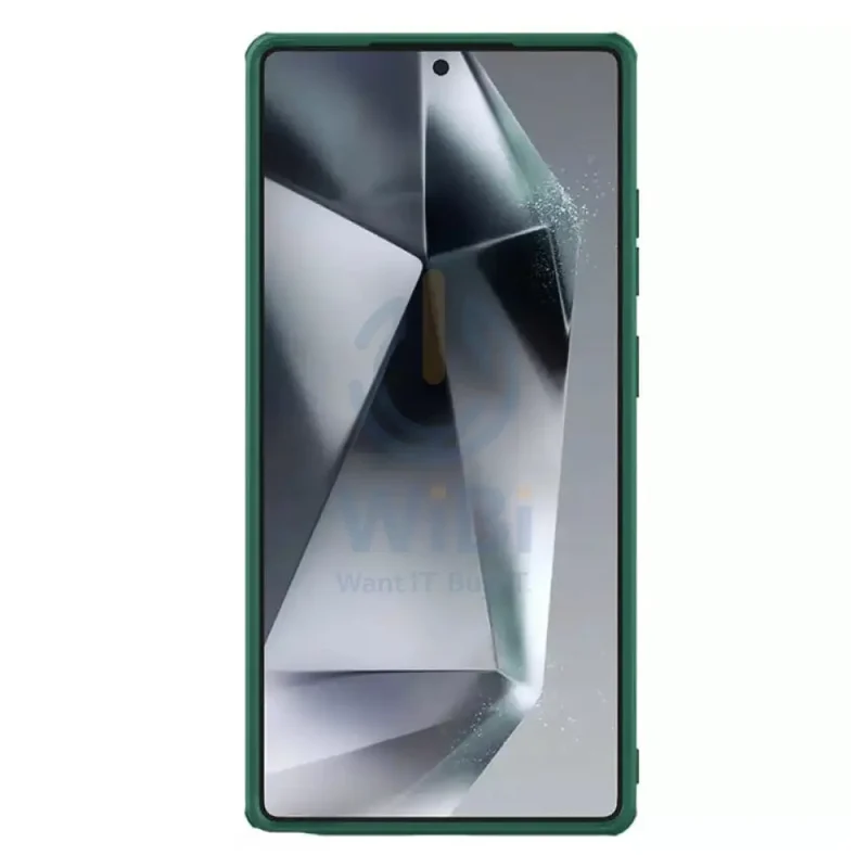 Nillkin Super Frosted Shield Pro Magnetic Matte Case - Samsung Galaxy S25 Ultra / Dark Green