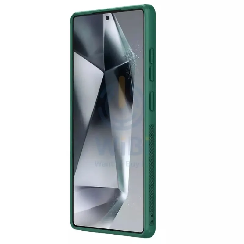 Nillkin Super Frosted Shield Pro Magnetic Matte Case - Samsung Galaxy S25 Ultra / Dark Green