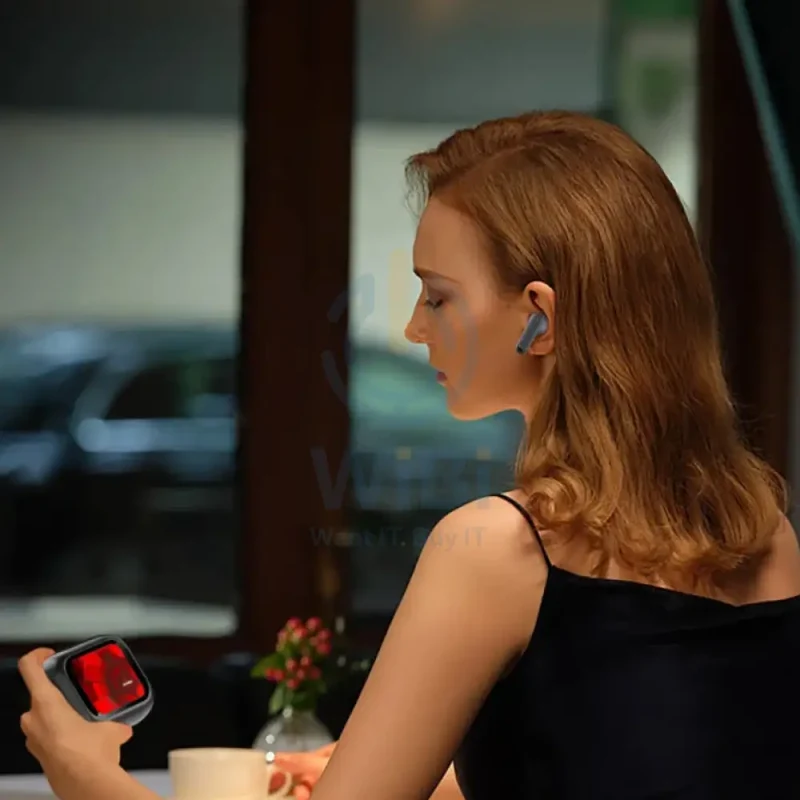PowerO+ Lara ANC True Wireless Earbuds - 400mAh / Black