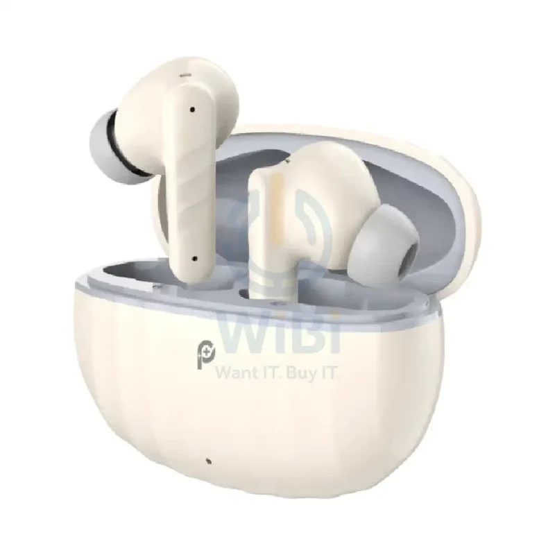 PowerO+ Stripes True Wireless Earbuds - 280mAh / Beige/Grey