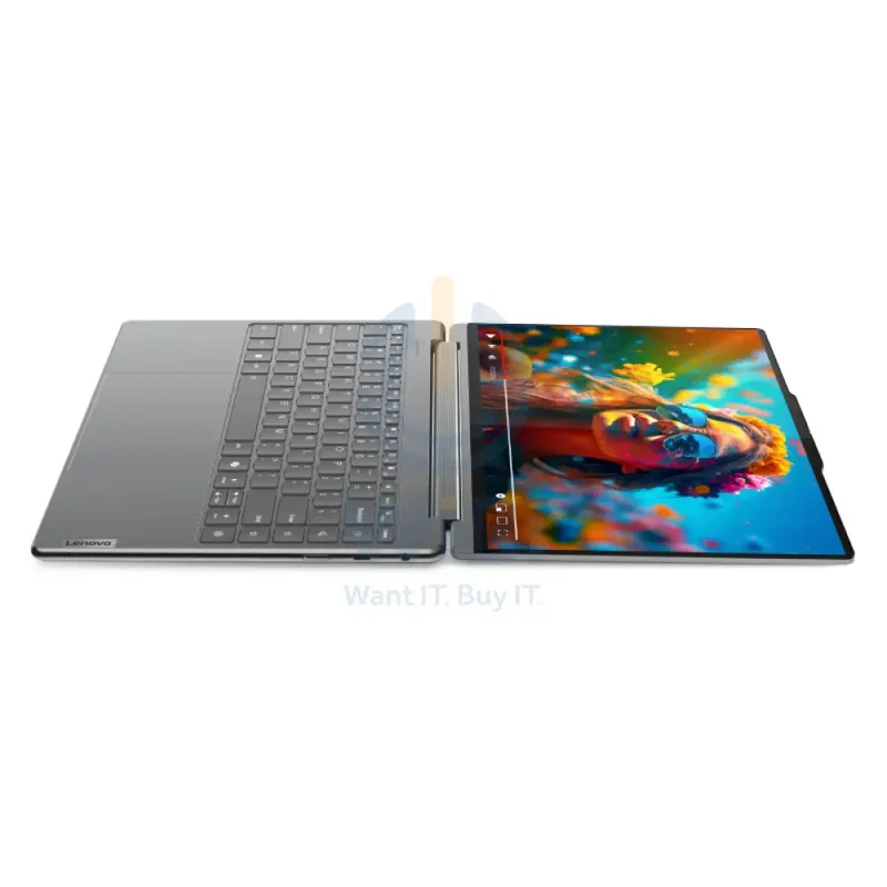 Lenovo Yoga 9 2-in-1 Gen 9 - 14.0" 4K WQUXGA OLED Touch / Ultra 7 155H / 16GB / 1TB (NVMe M.2 SSD) / Win 11 Home / Arb/Eng / 2YW / Lenovo Slim Pen / USB-C 3-in-1 Hub + Lenovo YOGA 14-inch Sleeve / Luna Grey - Laptop