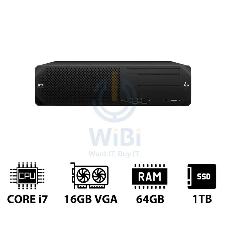 HP Z2 G9 SFF Workstation - i7-13700K 3.40GHz / 16-Cores / 64GB / 1TB (NVMe M.2 SSD) / RTX 2000 Ada 16GB VGA / Win 11 Pro / 3YW