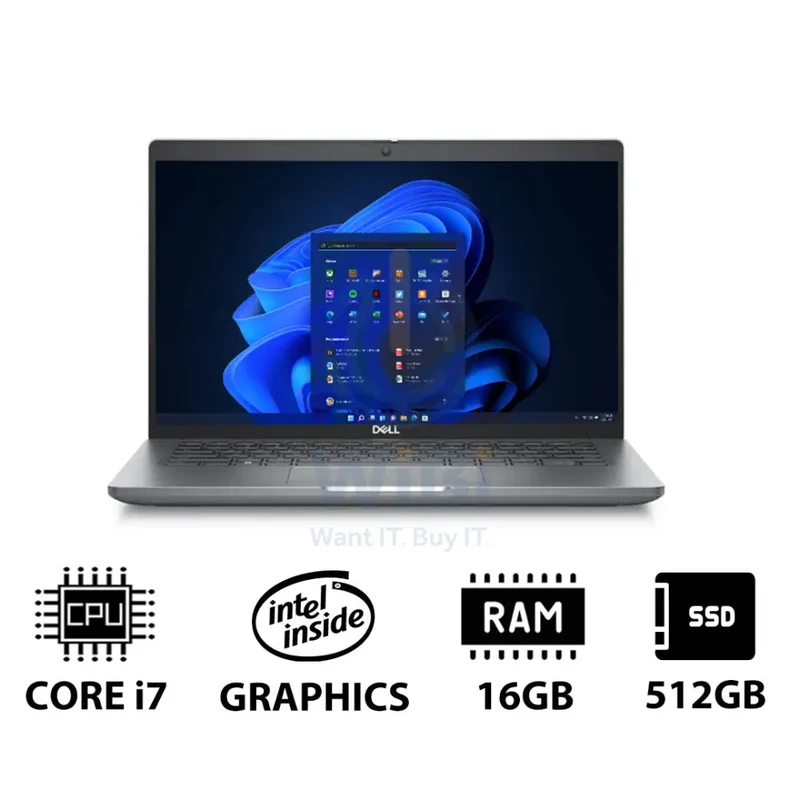 Dell Latitude 5440 - 14.0" FHD / i7 / 16GB / 512GB (NVMe M.2 SSD) / Win 11 Pro / 1YW - Laptop