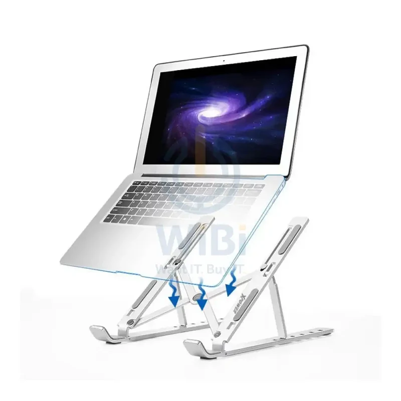 XPower LS2 Foldable Laptop Stand - Silver
