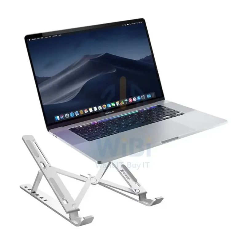 XPower LS2 Foldable Laptop Stand - Silver