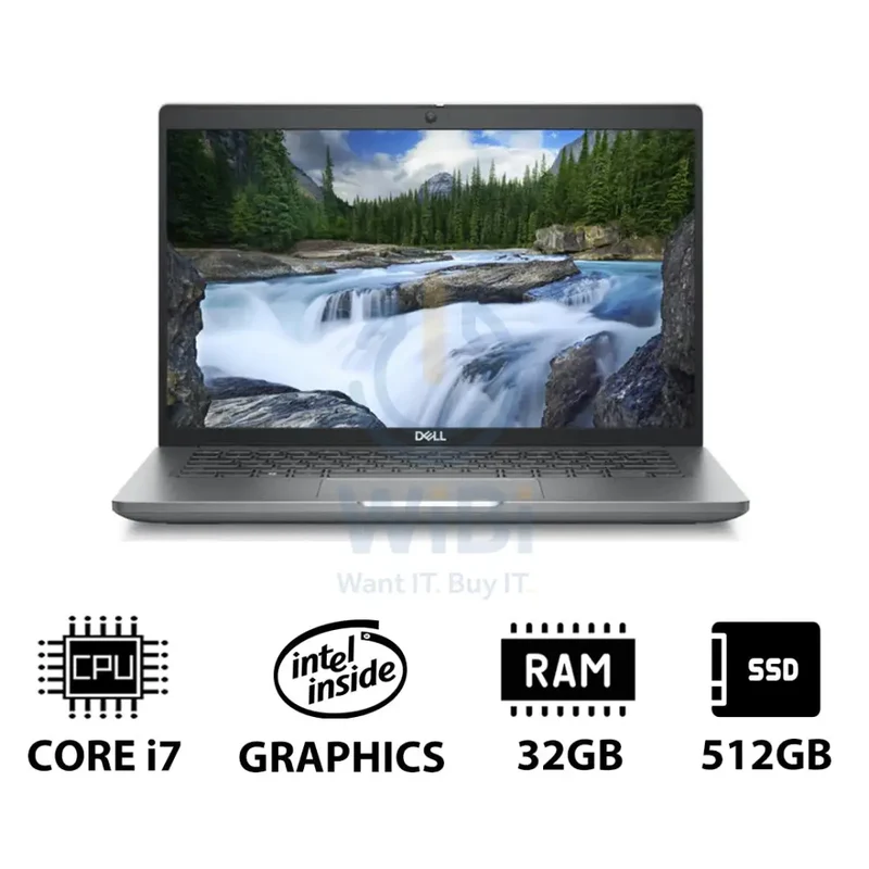 Dell Latitude 5440 - 14.0" FHD / i7 / 32GB / 512GB (NVMe M.2 SSD) / DOS (Without OS) / 1YW - Laptop