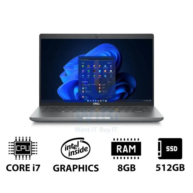 Dell Latitude 5440 - 14.0" FHD / i7 / 8GB / 512GB (NVMe M.2 SSD) / Win 11 Pro / 1YW - Laptop