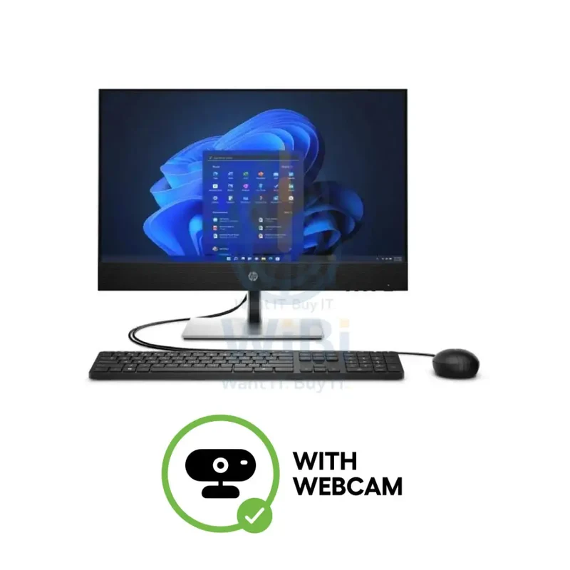 HP ProOne 440 G9 AIO With Web Camera - i7 / 16GB / 1TB (NVMe M.2 SSD) / 23.8" FHD Touch / Win 11 Pro / No Speaker / 1YW - Desktop