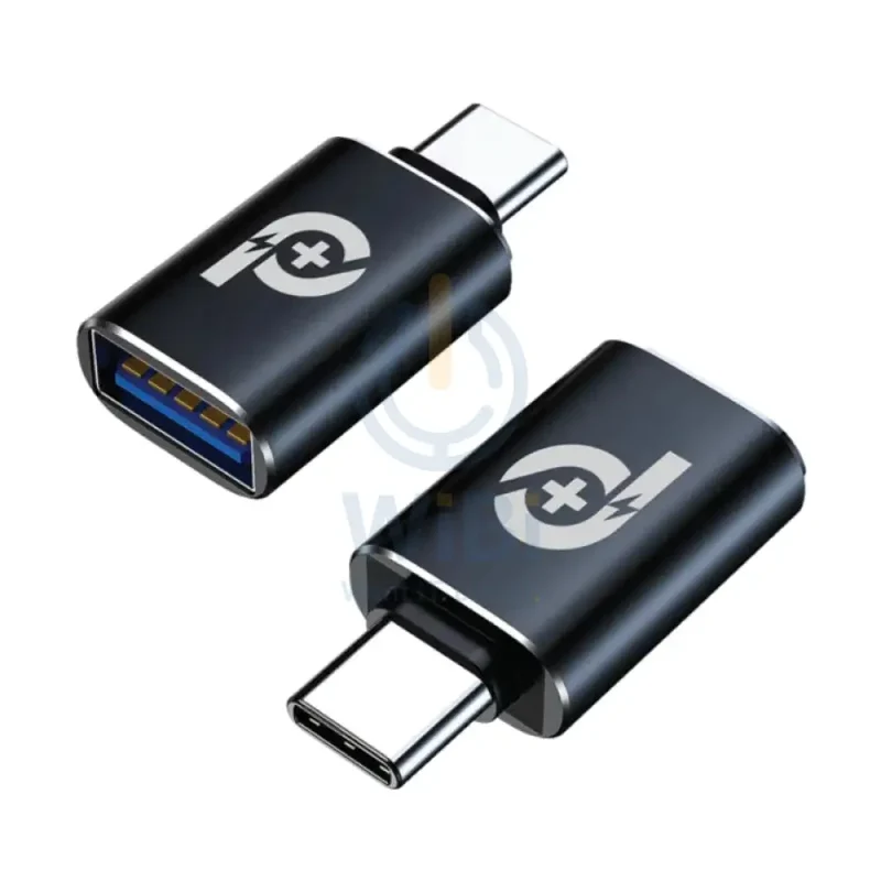 PowerO+ Rapid Pro OTG Adapter - USB-A / Type-C / 5Gbps / Black