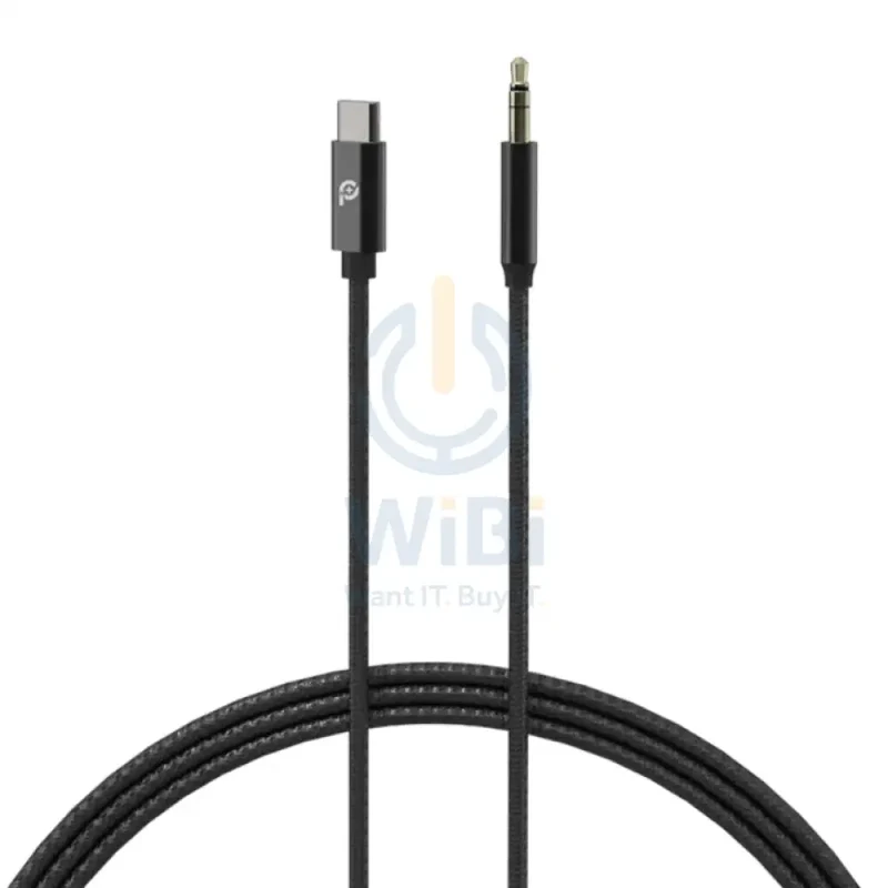 PowerO+ Rapid Pro Premium Audio Cable - 3.5MM / Type-C / 1 Meter / Black