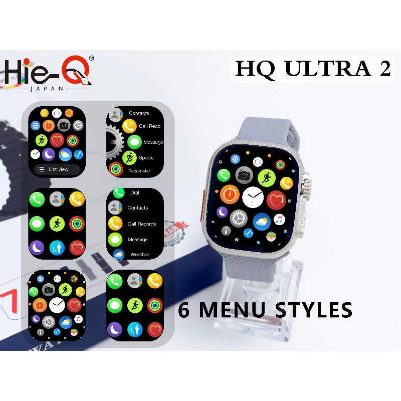 Hie-Q ULTRA 2 Smart Watch - 7 Straps