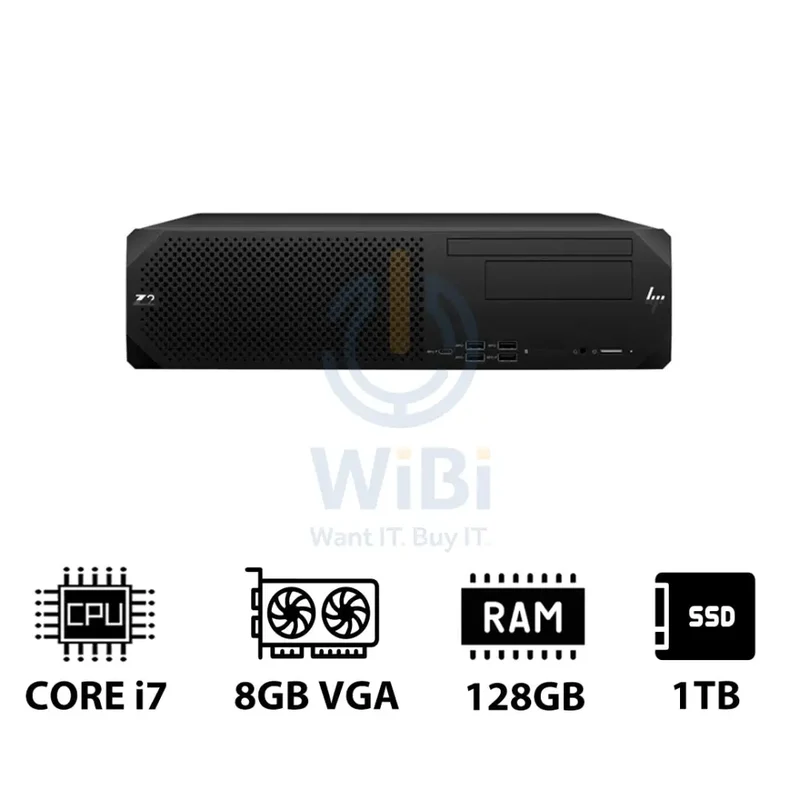 HP Z2 G9 SFF Workstation - i7-13700K 3.40GHz / 16-Cores / 128GB / 1TB (NVMe M.2 SSD) / T1000 8GB VGA / Win 11 Pro / 3YW
