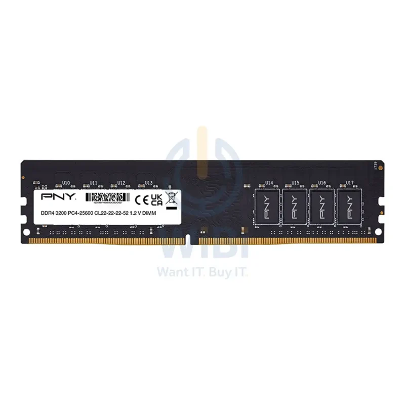 PNY Desktop Memory - 16GB / DDR4 / 3200MHz