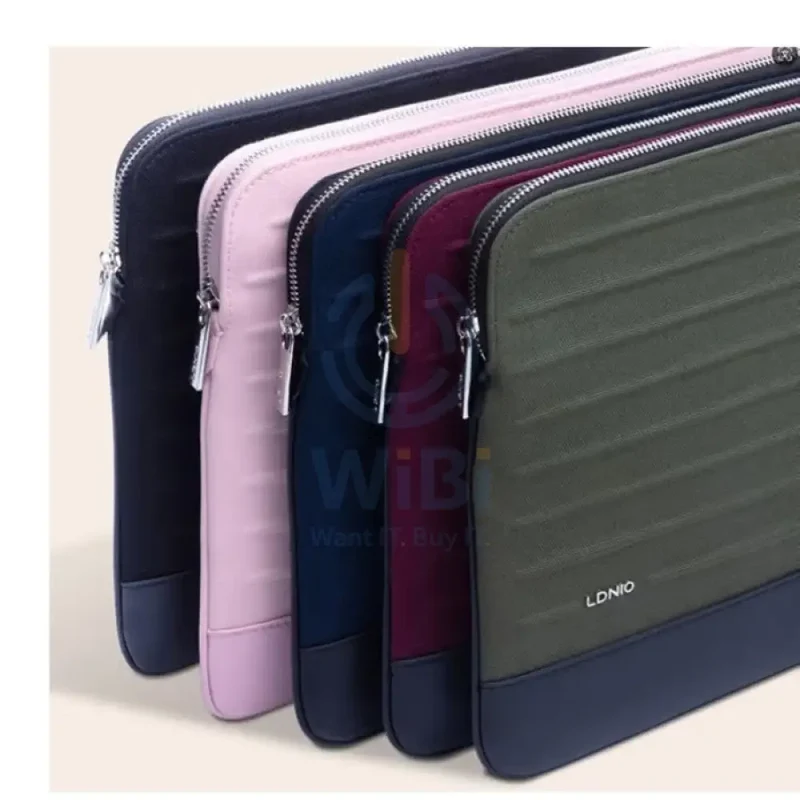 LDNIO Laptop Bag with Multi Compartment 15/16" Travel Briefcase Bag - Black