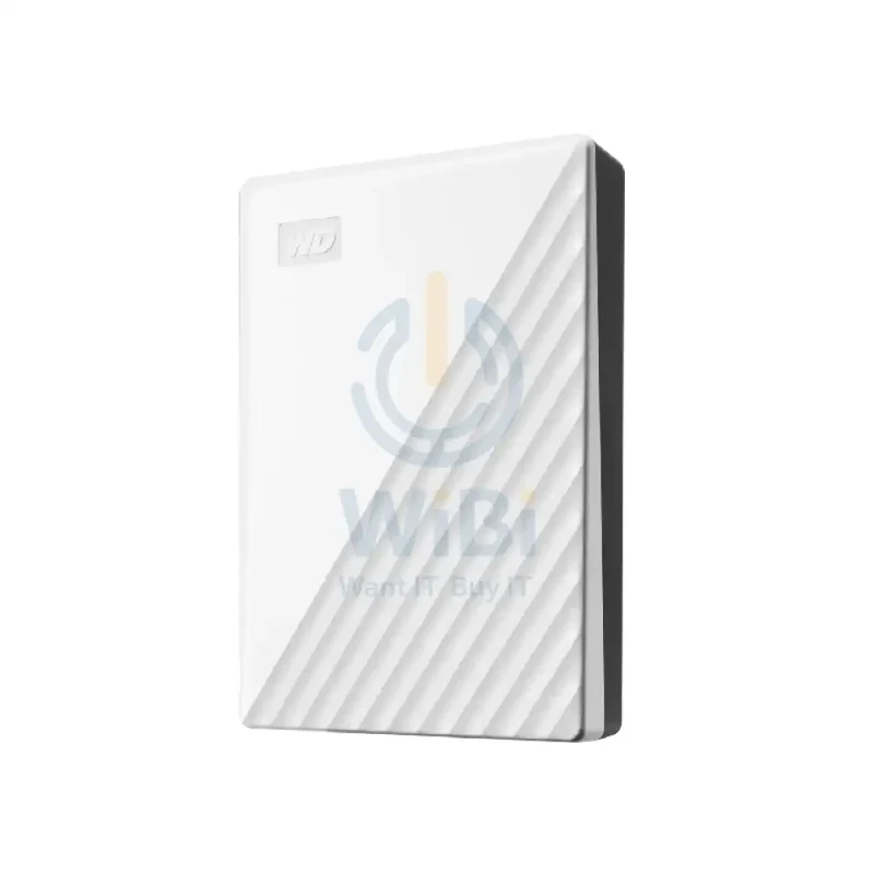 WD My Passport - 5TB / Up to 5Gb/s / USB 3.2 Gen 1 / White / External Hard Drive