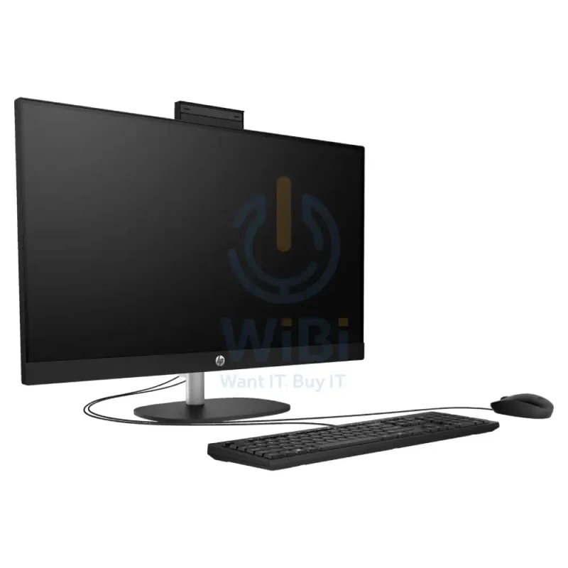 HP 27-CR0011NE AIO PC - i7 / 8GB / 512GB (NVMe M.2 SSD) / 27" FHD Touch / DOS (Without OS) / 1YW / Jet Black - Desktop