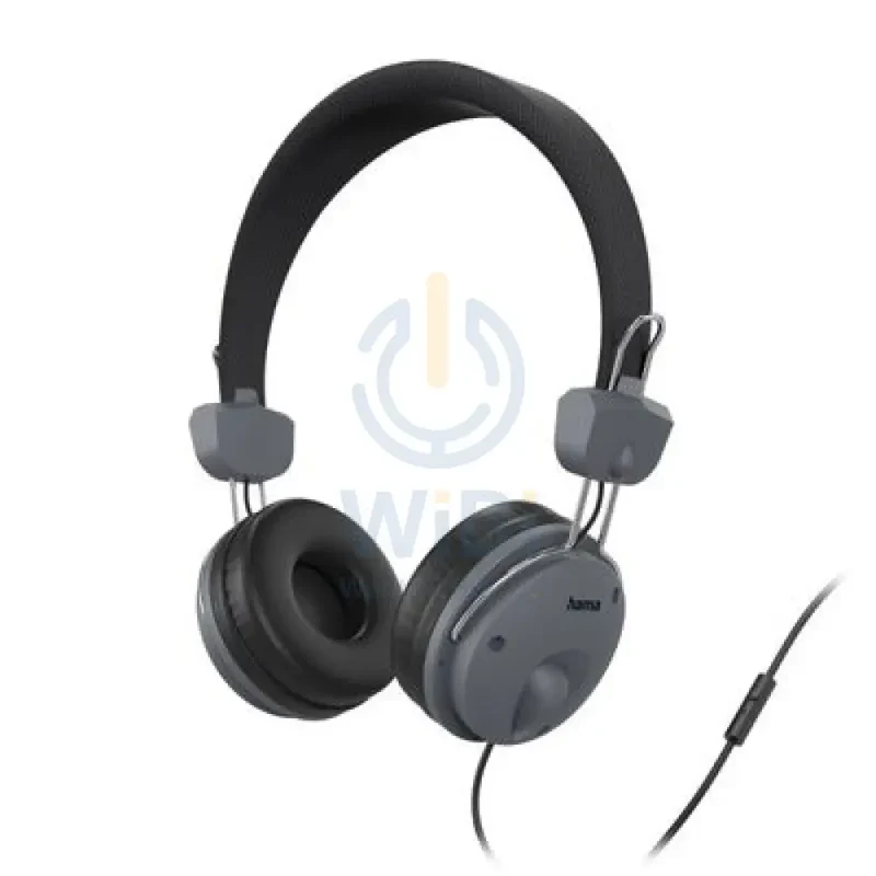 Hama Fun Wired Headphone, Microphone - Black