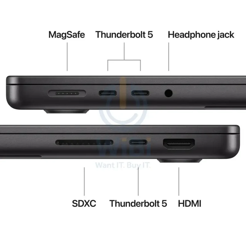 Apple MacBook Pro - 14.2" / M4 Pro / 12-Core CPU / 16-Core GPU / 24GB RAM / 512GB SSD / Arb/Eng / Space Black / 1YW - Z1FE000X4