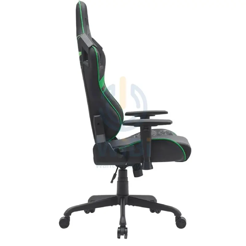 GameOn Call of Duty (COD) Gaming Chair with Adjustable 4D Armrest & Metal Base - Green/Black