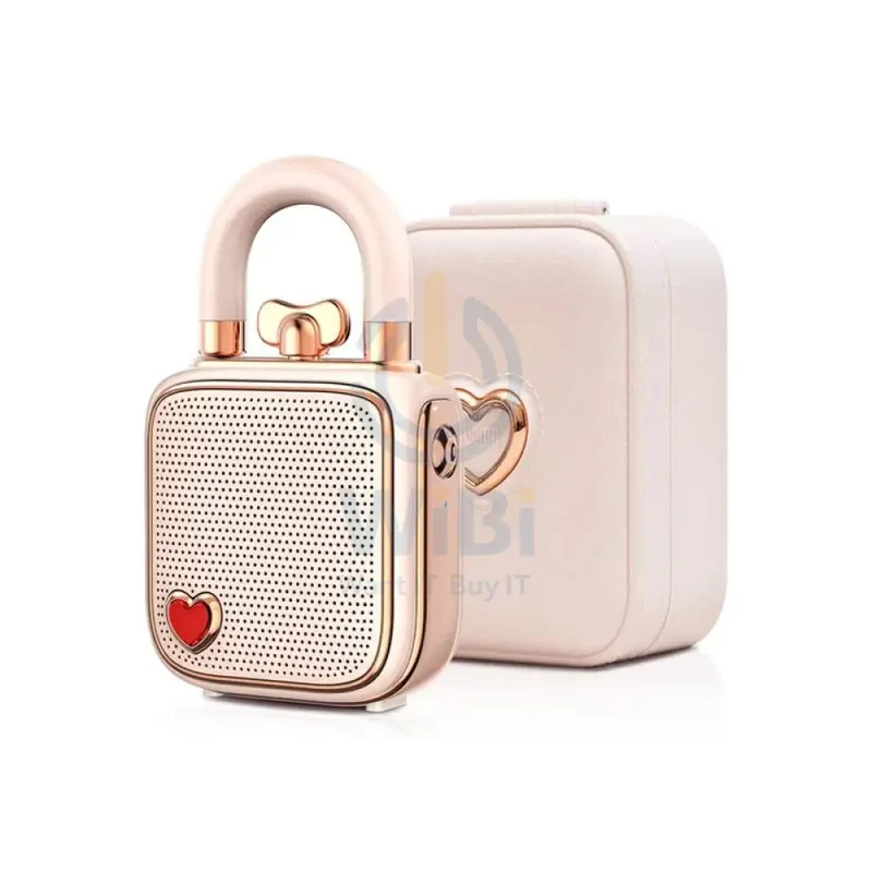 Divooom LoveLock Portable Bluetooth Speaker - Pink