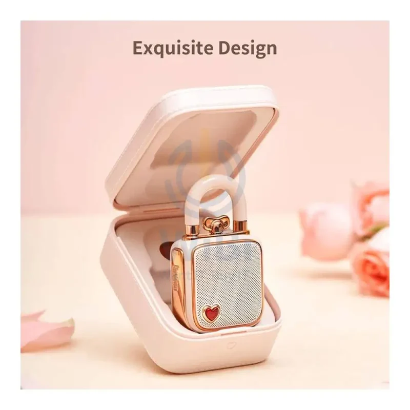 Divooom LoveLock Portable Bluetooth Speaker - Pink